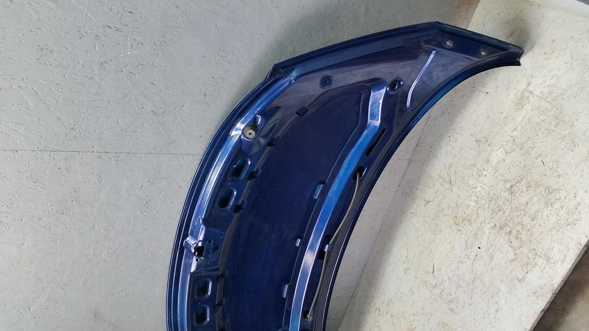 Peugeot 207 orig Motorhaube Blau Montebello Faclift Bj 2009